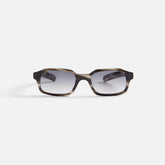 Flatlist Hanky Sunglasses - Grey Havana / Smoke Gradient Lens