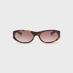Flatlist Eddie Kyu Sunglasses - Dark Tortoise / Brown Gradient Lens