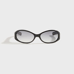 Flatlist Opel Sunglasses - Solid Black / Solid Black Lens