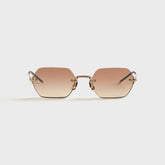 Oliver Peoples TK-13 Sunglasses - Gold / Dark Brown Gradient
