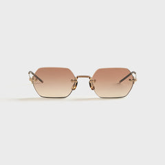 Oliver Peoples TK-13 Sunglasses - Gold / Dark Brown Gradient