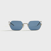 Oliver Peoples TK-13 Sunglasses - Silver / Blue