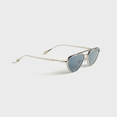 Oliver Peoples x Jil Sander 56 Edition 1 Sunglasses - Silver / Blue