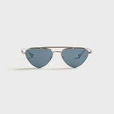 Oliver Peoples x Jil Sander 56 Edition 1 Sunglasses - Silver / Blue