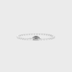 GOOD ART HLYWD Poplock Triple Cutout A Bracelet - Silver