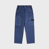 Stone Island Denim Research Hollow Fibre Nylon Trousers - Indigo