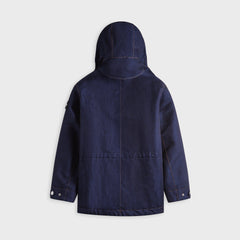 Stone Island Denim Research Short Parka - Blue