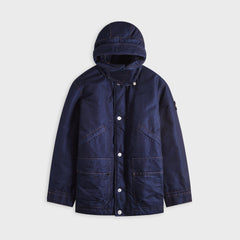 Stone Island Denim Research Short Parka - Blue