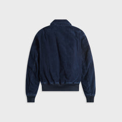 Stone Island Denim Research Corduroy Bomber Jacket - Indigo