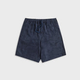 Dries Van Noten Sand Washed Cupro Short - Navy