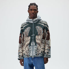 Kith Braden Tapestry Full Zip Hoodie - Waffle