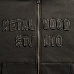 Metalwood Cutie Zip Hooded Sweatshirt - Tar