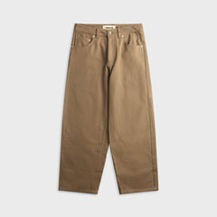 Metalwood Five-Pocket Twill Pant - Brown