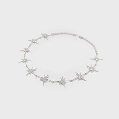 Faris Uni Collar Necklace - Silver