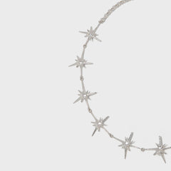 Faris Uni Collar Necklace - Silver