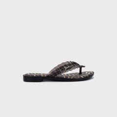Melissa x Ganni Flip Flop Slim - Black