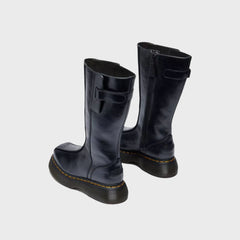 Dr. Martens Buzz Hi Tall Eclipse Leather Boots - Black