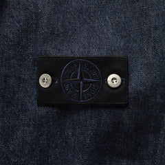 Stone Island Denim Research Rinsed Coach Jacket - Blue Rinse