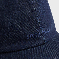 Stone Island Denim Research Baseball Cap - Blue Rinse