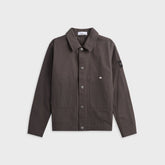 Stone Island Cotton Canvas Coach Jacket - Charcoal Grey