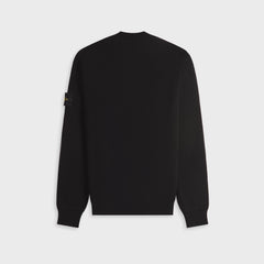Stone Island Ribbed Soft Organic Cotton Sweater - Black