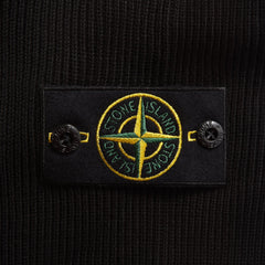 Stone Island Ribbed Soft Organic Cotton Sweater - Black
