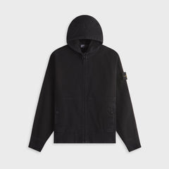 Stone Island Hooded Sweatshirt - Black
