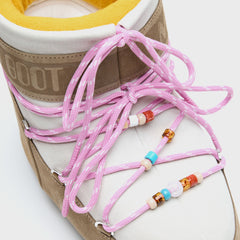 Moon Boot x Guest In Residence WMNS Beaded Suede Boots - Honey / White Sand