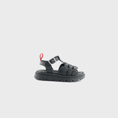 Marni TD Buckle Strap Sandals - Black / Red