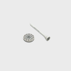 GOOD ART HLYWD Sterling Golf Tee & Ball Marker Set - Silver