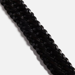 Anderson's Woven Leather Belt - Brown