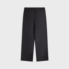 Auralee Light Melton One-Tuck Slacks - Dark Charcoal