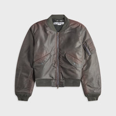Acne Studios Washed Bomber Jacket - Stone Grey
