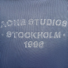 Acne Studios Sprayed Logo Sweatshirt - Navy
