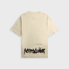 Acne Studios Gothic Logo Tee - Dusty White