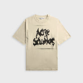 Acne Studios Gothic Logo Tee - Dusty White