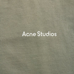 Acne Studios Mended Fleece Hoodie - Slate Grey