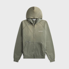 Acne Studios Mended Fleece Hoodie - Slate Grey