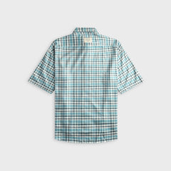 Acne Studios Checked Flannel Shirt - Turquoise / Blue / White
