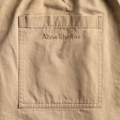 Acne Studios Washed Twill Trouser - Light Beige