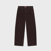 Agolde Ren High Rise Wide Leg Ankle Jean - Sloe Berry