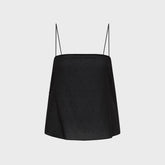 St. Agni Silk Glass Bead Cami - Black
