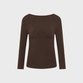 St. Agni Soft Jersey Ballerina Top - Liquer