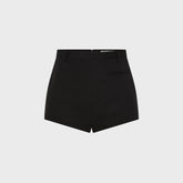 St. Agni Wool Tailored Mini Short - Black