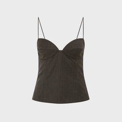 St. Agni Wool Cami Top - Mulch