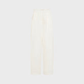 St. Agni Relaxed Pleat Pant - Off White