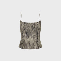St. Agni Savannah Silk Cami Top - Sand