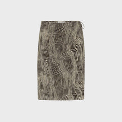 St. Agni Savannah Silk Wrap Skirt - Sand