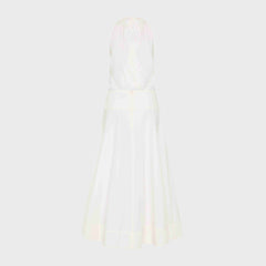 St. Agni Halter Circle Hem Dress - Off White
