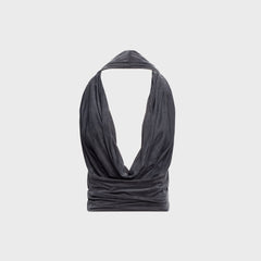 Aya Muse Viona Top - Washed Charcoal